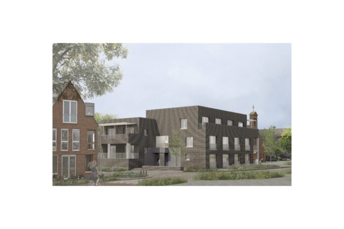 Foto aanzicht appartementencomplex