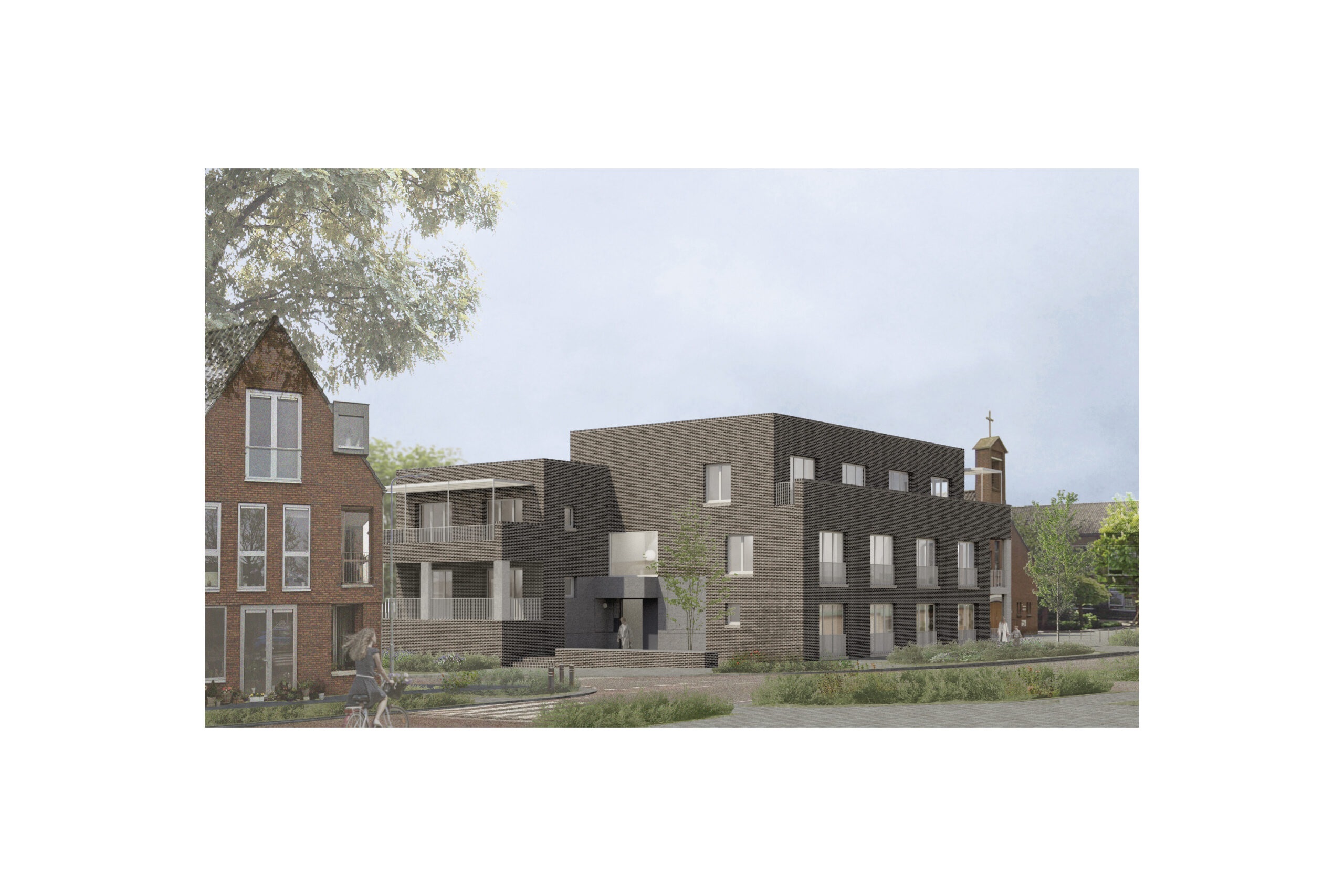 Voormalige Van Winsum-garage wordt exclusief appartementencomplex - klokkentoren krijgt nieuwe plek