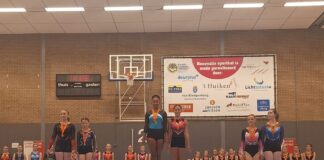 Eremetaal turnsters Hanze Gym
