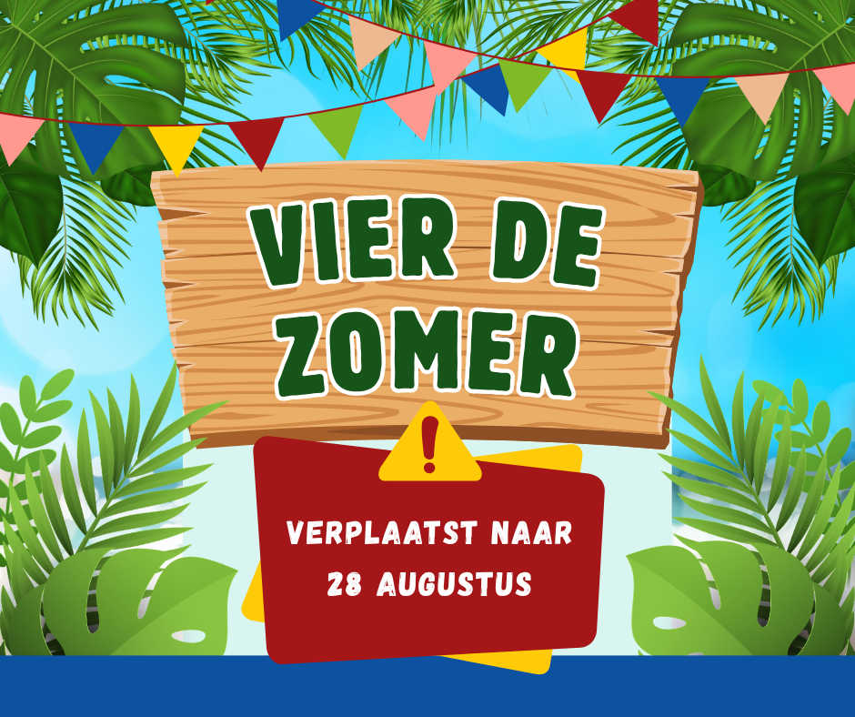 Vier de Zomer verplaatst naar 28 augustus vanwege extreme hitte